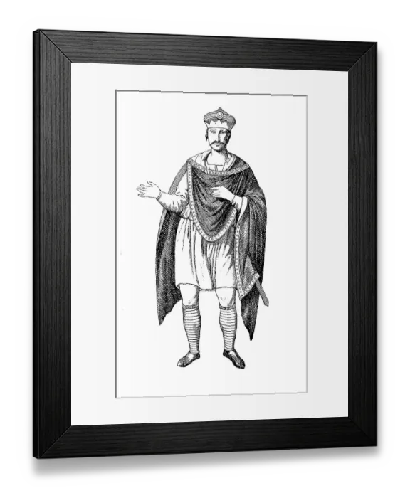 Framed Print : Charlemagne (Carolus Magnus), Karolus Magnus