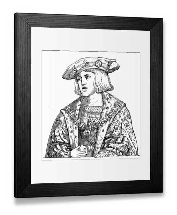 Framed Print : The Young Charles V Holy Roman Emperor