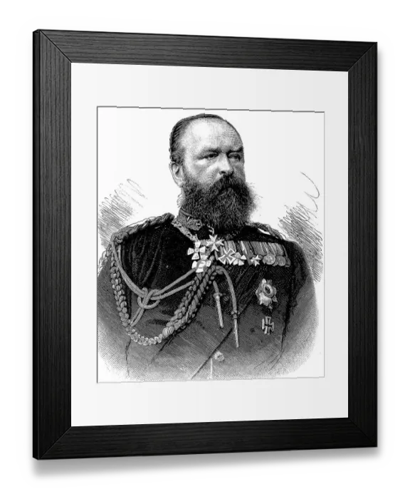 Framed Print : Friedrich Wilhelm Ludwig Karl, 12 September 1837