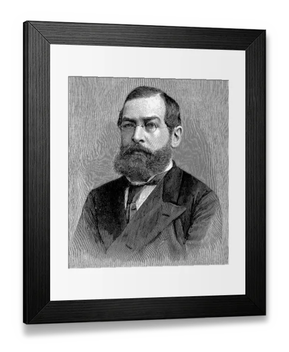 Framed Print : Gandolph Graf von Kuenburg, born 12 May 1841