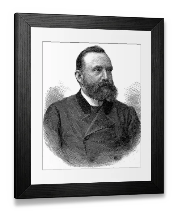 Framed Print : Walter Hauser, 1 May 1837, Waedenswil