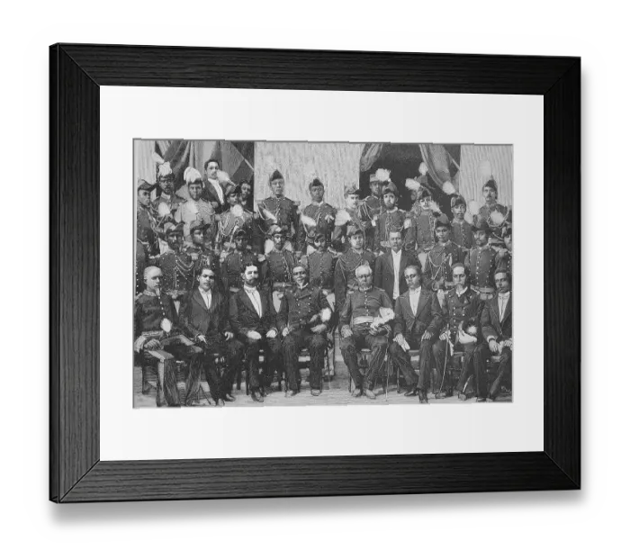 Framed Print : Members of the Government of Haiti