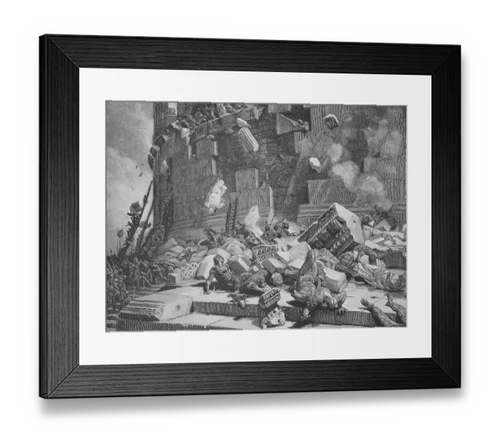 Framed Print : The siege of Rome by the Ostrogothic king Witiges in 540 Framed Print : The siege of Rome by the Ostrogothic king Witiges in 540