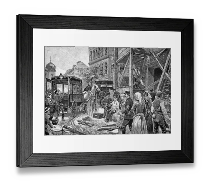 Framed Print : Voluntary Rescue Society in Vienna Framed Print : Voluntary Rescue Society in Vienna