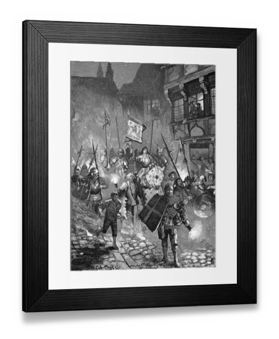 Framed Print : Entry of Joan of Arc into Orleans Framed Print : Entry of Joan of Arc into Orleans
