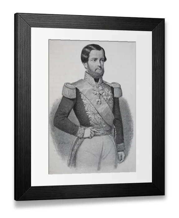 Framed Print : Dom Pedro II Peter II 2 December 1825