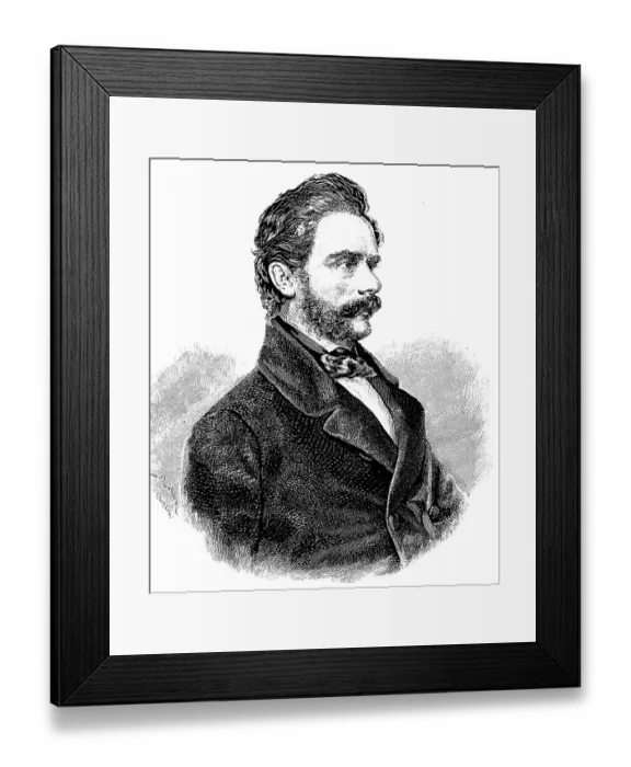 Framed Print : Leopold Count of Thun and Hohenstein (7 April 1811) (17 December 1888)