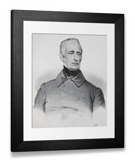 Framed Print : Alphonse Marie Louis de Prat de Lamartine Framed Print : Alphonse Marie Louis de Prat de Lamartine
