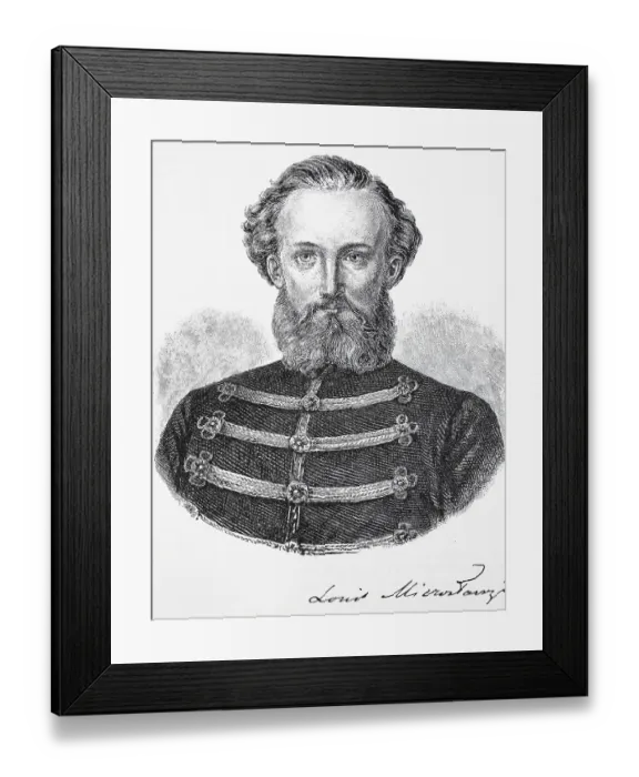 Framed Print : Ludwik Adam MierosNawski, 17 silver hake (1814) in Nemours Framed Print : Ludwik Adam MierosNawski, 17 silver hake (1814) in Nemours