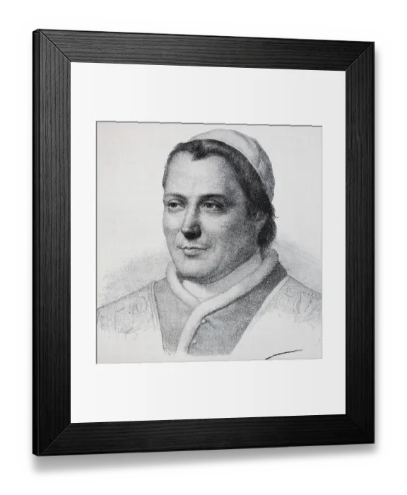 Framed Print : Pope Pius IX Born Giovanni Maria Mastai Ferretti