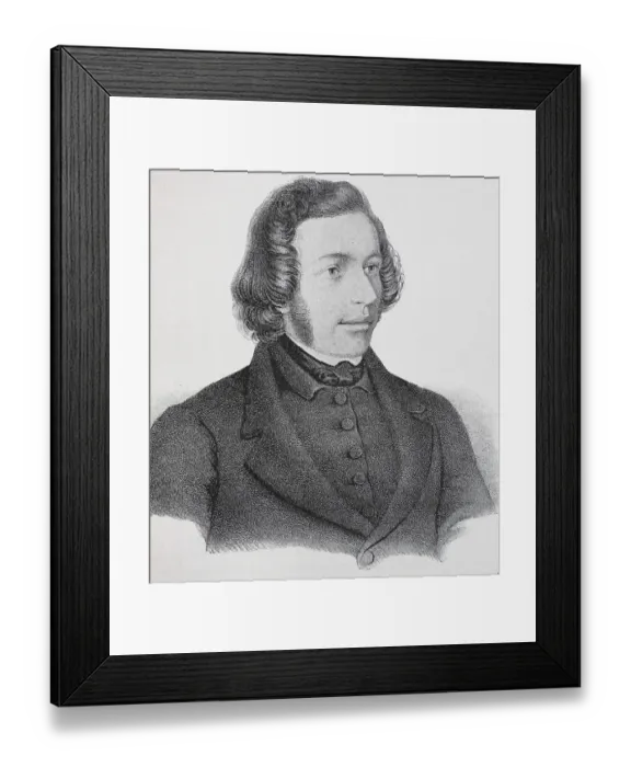 Framed Print : Johannes Ronge (16 October 1813) (26 October 1887) was the main founder of the New Catholics