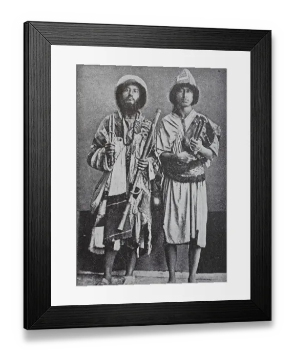 Framed Print : Arabic cultural life, Dervishes from Bukhara