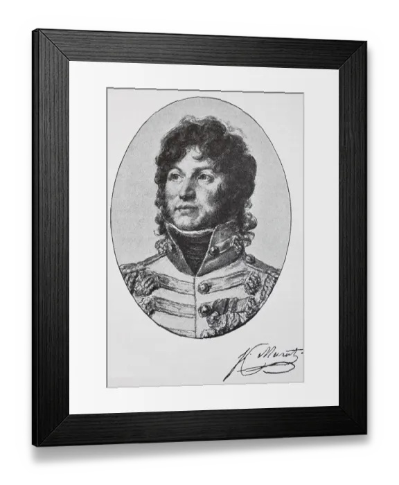 Framed Print : Joachim Murat, 25 March 1767, 13 October 1815 Framed Print : Joachim Murat, 25 March 1767, 13 October 1815