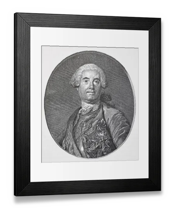 Framed Print : Louis Charles Cesar Le Tellier