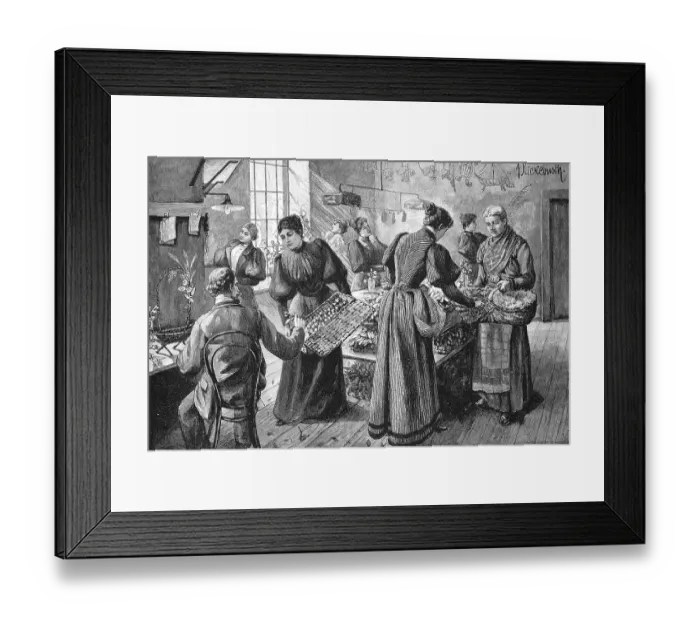 Framed Print : Flower trade, floristry, woman in floristry
