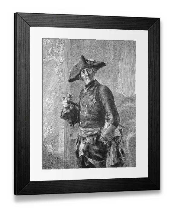 Framed Print : Frederick II or Frederick the Great