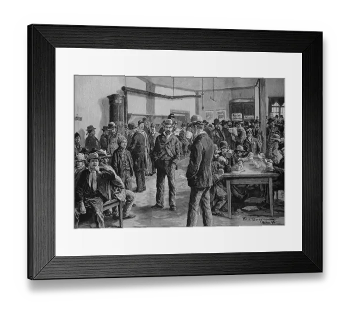 Framed Print : The Warming House for the Homeless in Munich