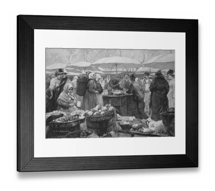 Framed Print : Stalls at the Naschmarkt in Vienna Framed Print : Stalls at the Naschmarkt in Vienna