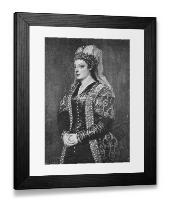Framed Print : Caterina Cornaro, 25 November 1454 Framed Print : Caterina Cornaro, 25 November 1454