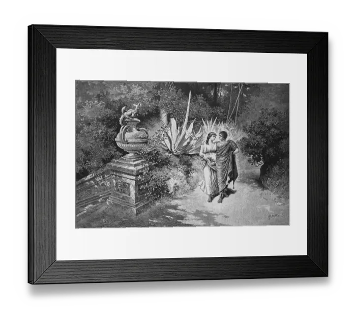 Framed Print : Springtime of Love in Ancient Rome