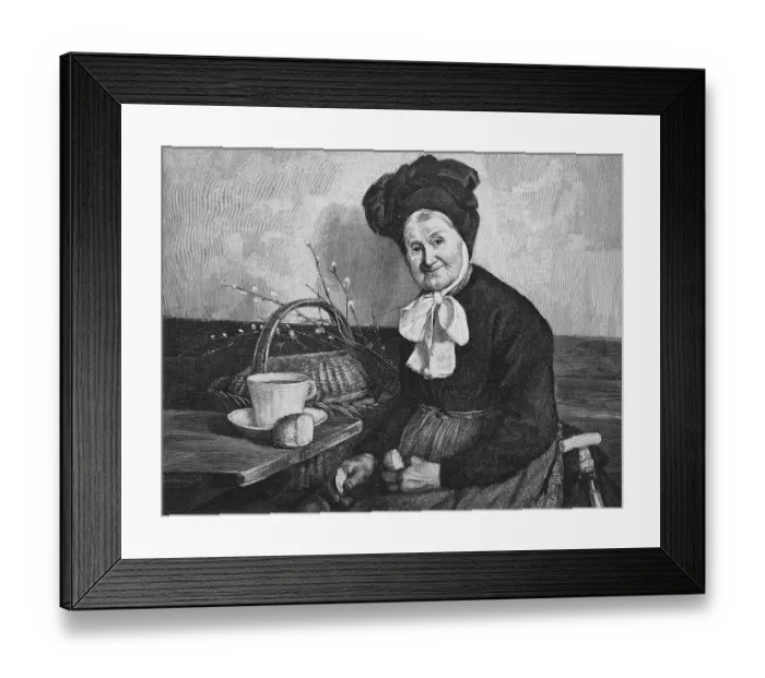 Framed Print : Maerkische farmer in traditional traditional costume