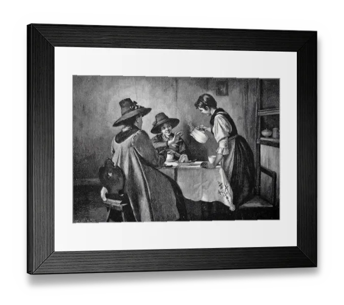 Framed Print : Sunday afternoon at the coffee table Framed Print : Sunday afternoon at the coffee table