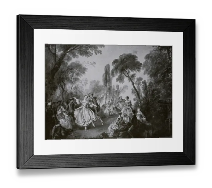 Framed Print : Rural feast in 18th century France Framed Print : Rural feast in 18th century France