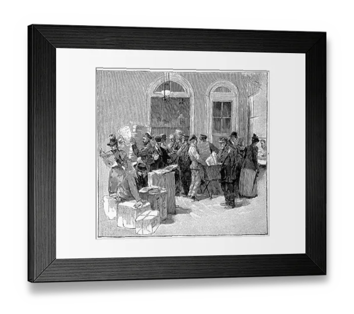 Framed Print : In the expedition, publishing house Framed Print : In the expedition, publishing house