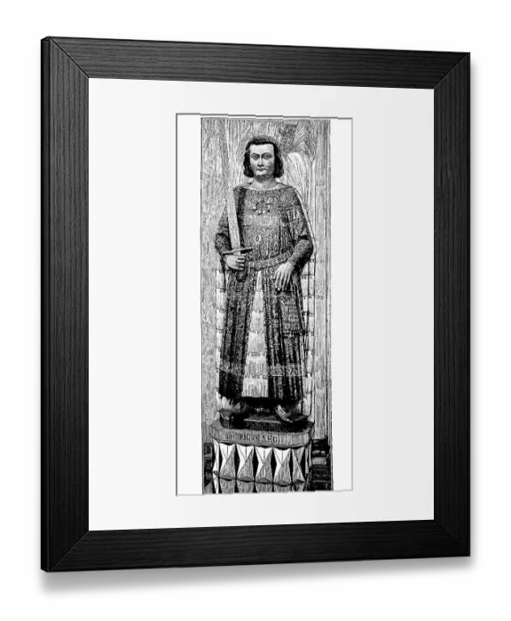 Framed Print : Statue of Henry the Lion in the Cathedral of Brunswick Framed Print : Statue of Henry the Lion in the Cathedral of Brunswick