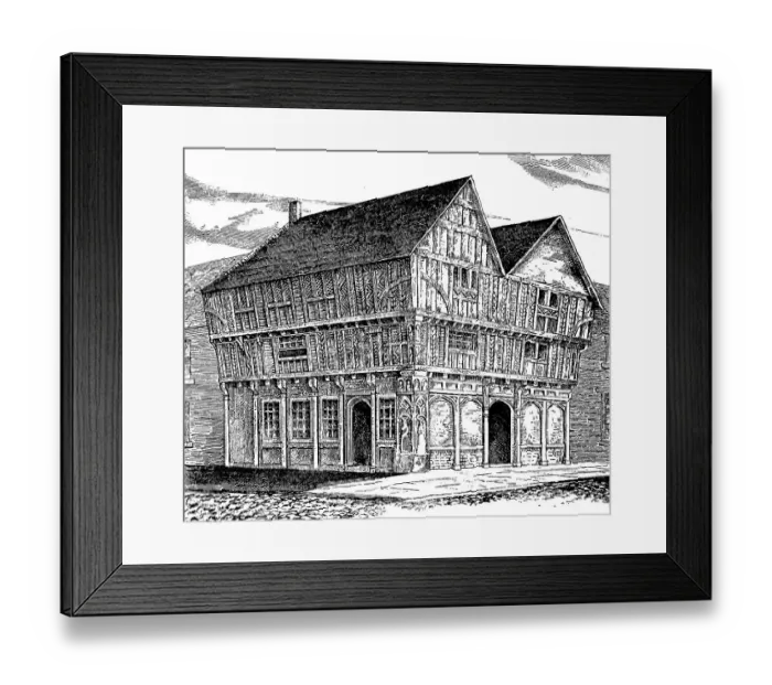 Framed Print : The house of Walter Coney in Lynn Framed Print : The house of Walter Coney in Lynn