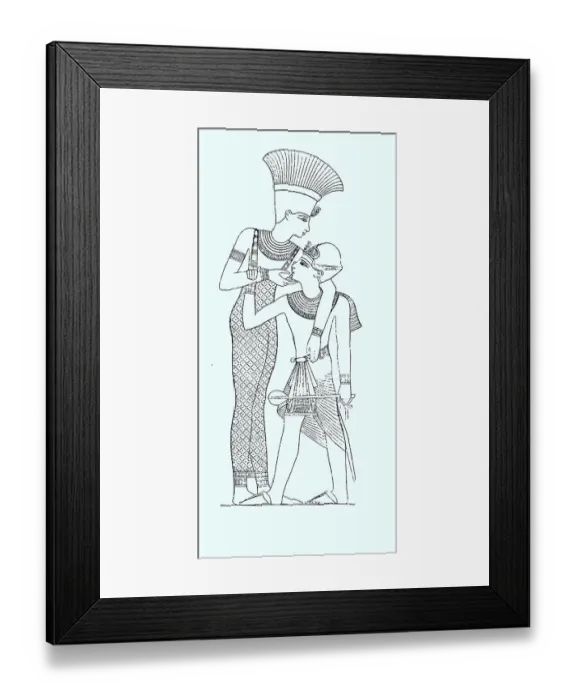Framed Print : Anukis, Any, Anket, Anqet, also Anuket is a goddess from the Sudan who was also worshipped in Ancient Egypt