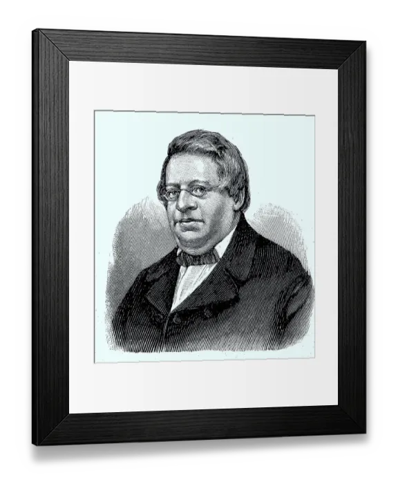 Framed Print : Heinrich August Marschner, 16 August 1795