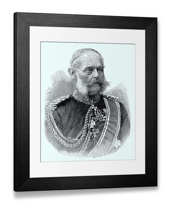 Framed Print : Alexander August Wilhelm von Pape