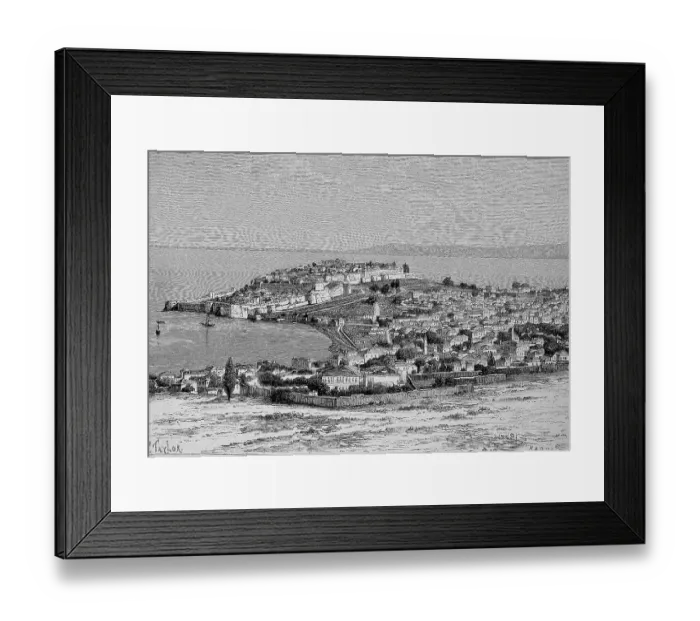 Framed Print : View of Mytilene, Island of Lesbos Framed Print : View of Mytilene, Island of Lesbos
