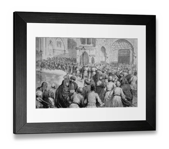 Framed Print : The Tobacco Uprising in Persia