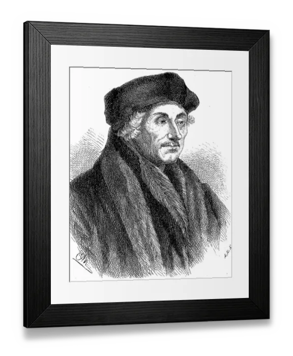 Framed Print : Desiderius Erasmus of Rotterdam