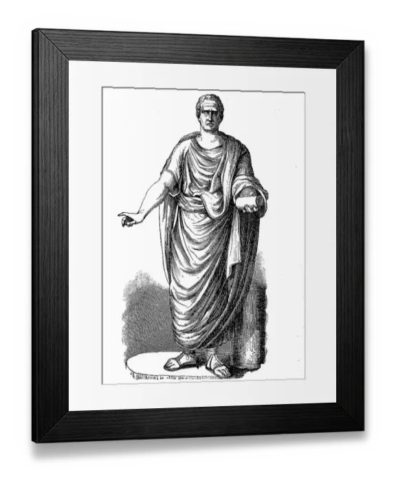Framed Print : Statue of Marcus Tullius Cicero Framed Print : Statue of Marcus Tullius Cicero