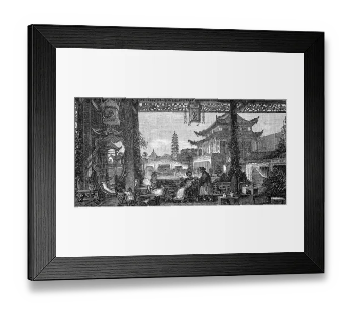 Framed Print : Palace of a Rich Chinese in Peking Framed Print : Palace of a Rich Chinese in Peking