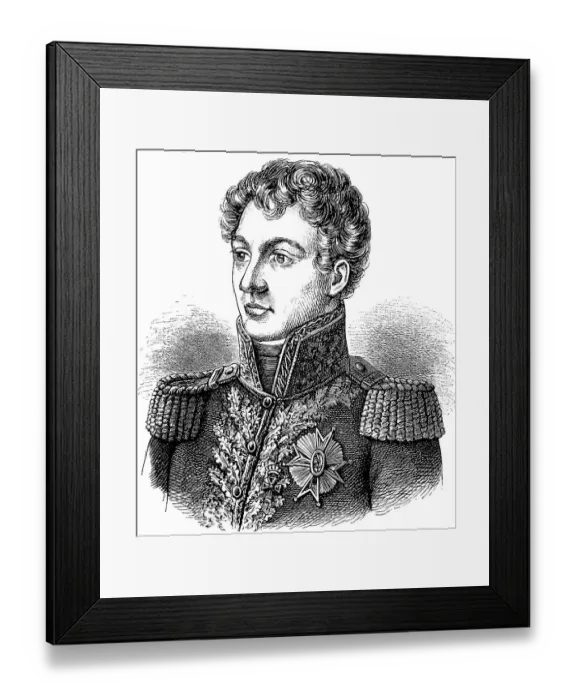 Framed Print : Geraud Christophe Michel Duroc