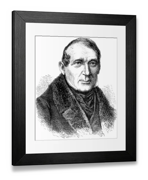 Framed Print : Johann Nikolaus Dreyse, from 1864 von Dreyse