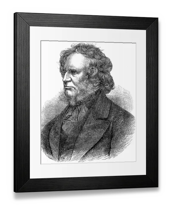Framed Print : Edward Geoffrey Smith-Stanley, 14th Earl of Derby