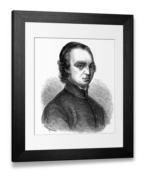 Framed Print : Johann Nepomuk Cosmas Michael Denis