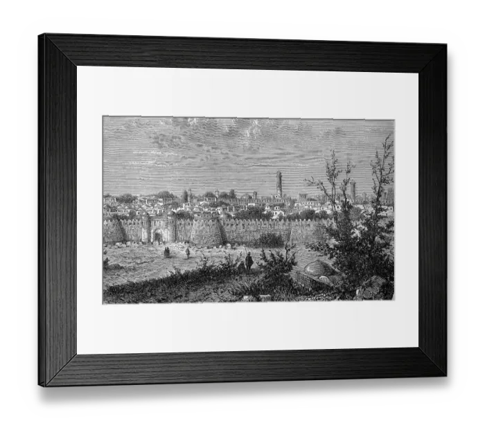 Framed Print : Khiva, Xiva, Oasis City in Uzbekistan