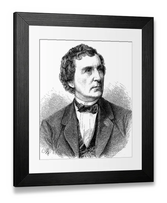 Framed Print : Gustav Emil Devrient, 4 September 1803