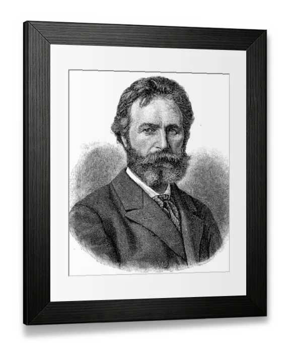 Framed Print : Franz Defregger, from 1883 Ritter von Defregger Framed Print : Franz Defregger, from 1883 Ritter von Defregger