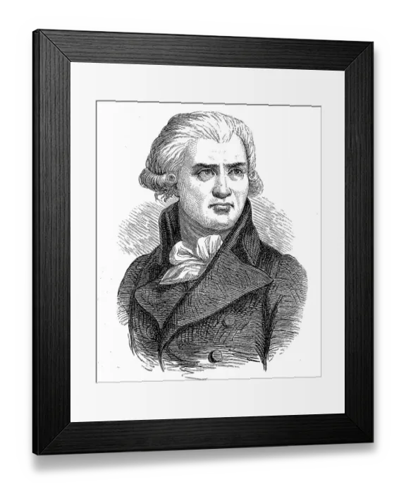Framed Print : Georges Jacques Danton, 26 October 1759 Framed Print : Georges Jacques Danton, 26 October 1759