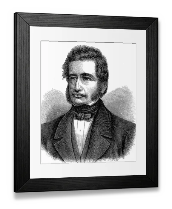 Framed Print : Friedrich Christoph Dahlmann, 13 May 1785