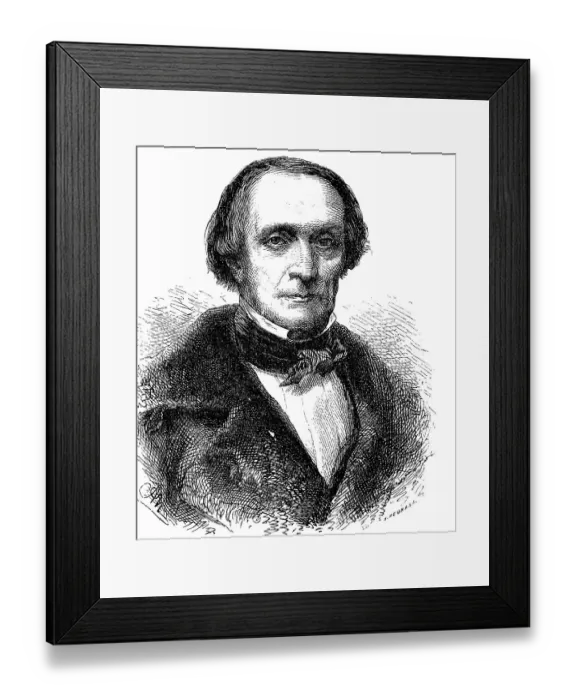 Framed Print : Peter von Cornelius, 23 September 1783