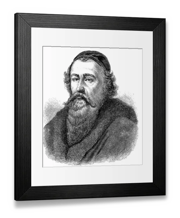 Framed Print : Iohannes Amos Comenius, 28 March 1592