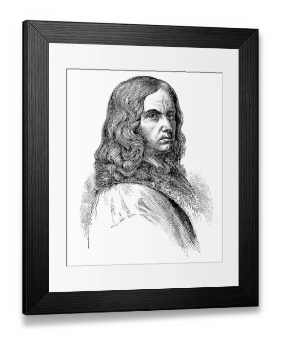 Framed Print : Adelbert von Chamisso, 30 January 1781